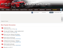 Tablet Screenshot of cx3forum.com